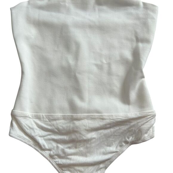 Superdown NWT Reece Halter Bodysuit White - Picture 5 of 12